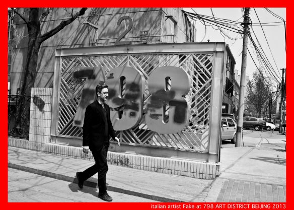 ITALIAN ARTIST STEFANO FAKE AT BEIJING 798 ART DISTRICT
