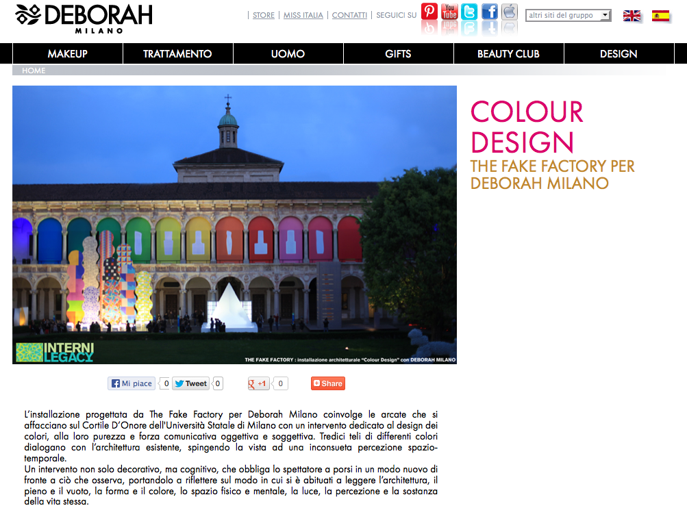 COLOUR DESIGN_THE FAKE FACTORY with DEBORAH MILANO