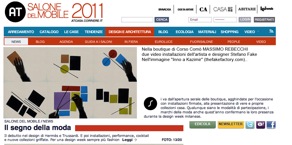 SALONE DEL MOBILE ATCASA_CORRIERE