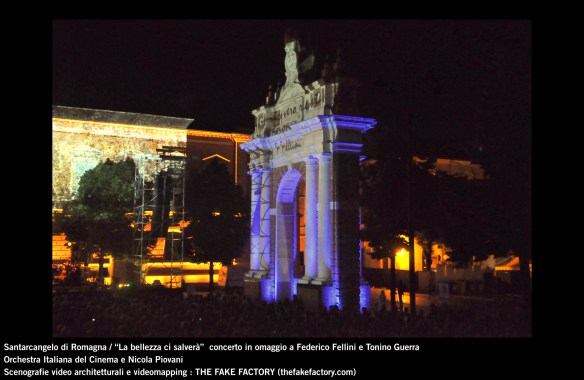 the fake factory videomapping concerto santarcangelo Federico Fellini Tonino Guerra_00008