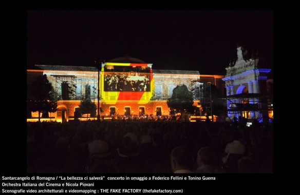 the fake factory videomapping concerto santarcangelo Federico Fellini Tonino Guerra_00009