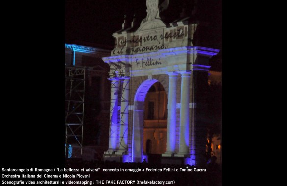 the fake factory videomapping concerto santarcangelo Federico Fellini Tonino Guerra_00014