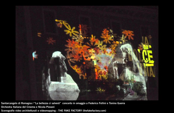 the fake factory videomapping concerto santarcangelo Federico Fellini Tonino Guerra_00018