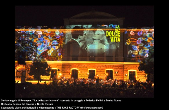 the fake factory videomapping concerto santarcangelo Federico Fellini Tonino Guerra_00020
