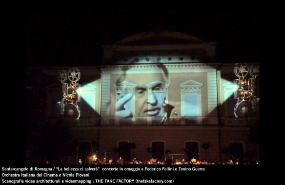 the fake factory videomapping concerto santarcangelo Federico Fellini Tonino Guerra_00021