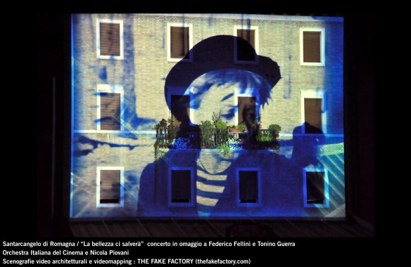 the fake factory videomapping concerto santarcangelo Federico Fellini Tonino Guerra_00031