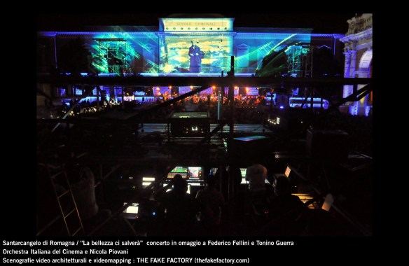 the fake factory videomapping concerto santarcangelo Federico Fellini Tonino Guerra_00033