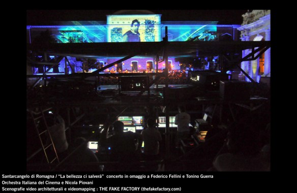 the fake factory videomapping concerto santarcangelo Federico Fellini Tonino Guerra_00035