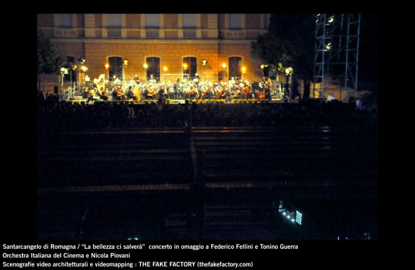 the fake factory videomapping concerto santarcangelo Federico Fellini Tonino Guerra_00038