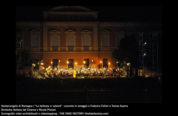 the fake factory videomapping concerto santarcangelo Federico Fellini Tonino Guerra_00039