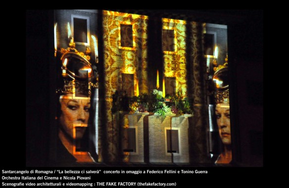 the fake factory videomapping concerto santarcangelo Federico Fellini Tonino Guerra_00045