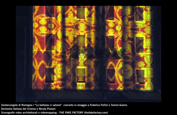 the fake factory videomapping concerto santarcangelo Federico Fellini Tonino Guerra_00046