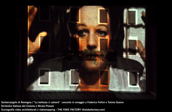 the fake factory videomapping concerto santarcangelo Federico Fellini Tonino Guerra_00047