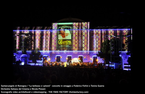 the fake factory videomapping concerto santarcangelo Federico Fellini Tonino Guerra_00049