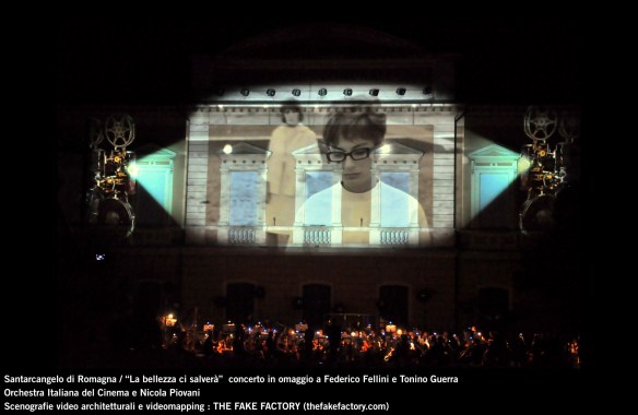 the fake factory videomapping concerto santarcangelo Federico Fellini Tonino Guerra_00052