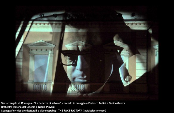 the fake factory videomapping concerto santarcangelo Federico Fellini Tonino Guerra_00055