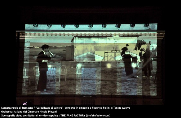 the fake factory videomapping concerto santarcangelo Federico Fellini Tonino Guerra_00056