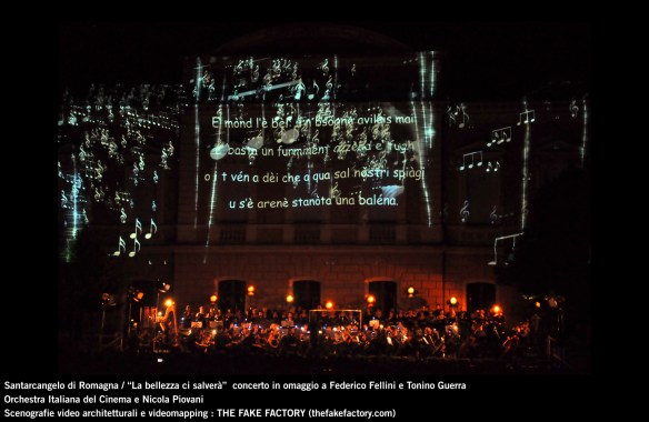 the fake factory videomapping concerto santarcangelo Federico Fellini Tonino Guerra_00060