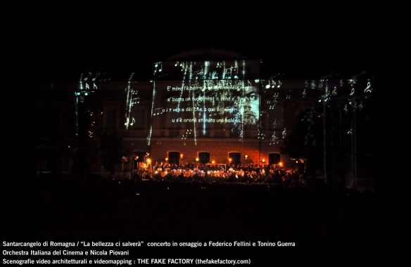 the fake factory videomapping concerto santarcangelo Federico Fellini Tonino Guerra_00062