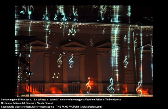 the fake factory videomapping concerto santarcangelo Federico Fellini Tonino Guerra_00071