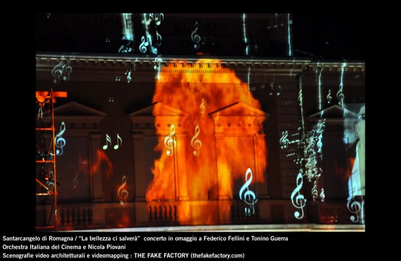 the fake factory videomapping concerto santarcangelo Federico Fellini Tonino Guerra_00072