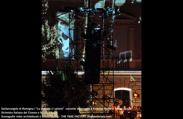 the fake factory videomapping concerto santarcangelo Federico Fellini Tonino Guerra_00074
