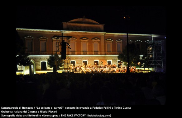 the fake factory videomapping concerto santarcangelo Federico Fellini Tonino Guerra_00075