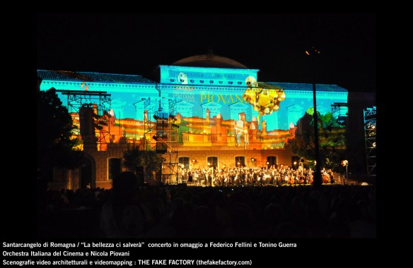 the fake factory videomapping concerto santarcangelo Federico Fellini Tonino Guerra_00077