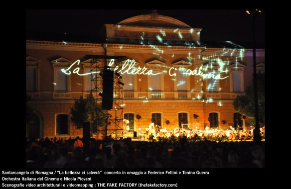 the fake factory videomapping concerto santarcangelo Federico Fellini Tonino Guerra_00080
