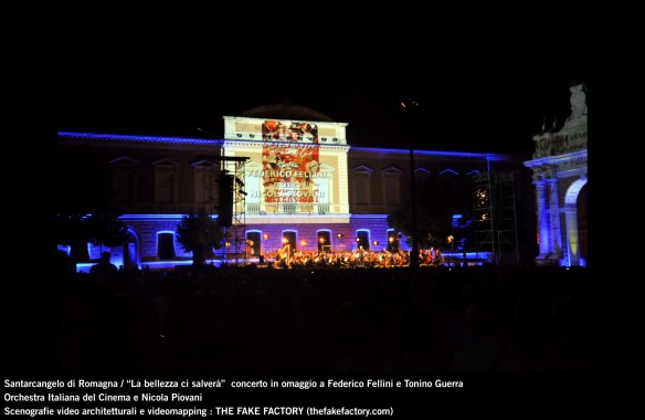 the fake factory videomapping concerto santarcangelo Federico Fellini Tonino Guerra_00083