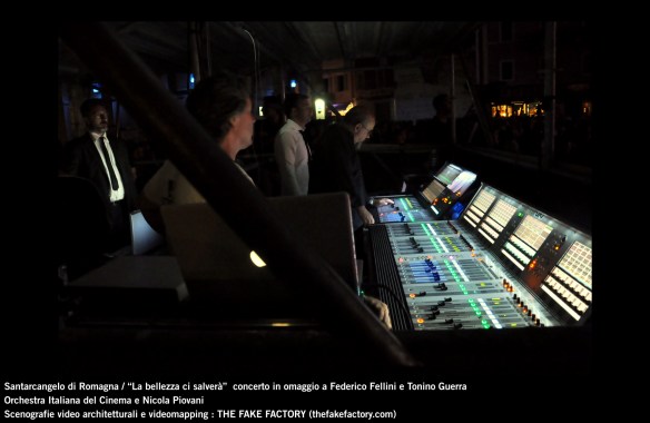 the fake factory videomapping concerto santarcangelo Federico Fellini Tonino Guerra_00091