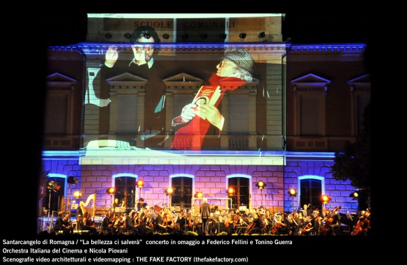 the fake factory videomapping concerto santarcangelo Federico Fellini Tonino Guerra_00093