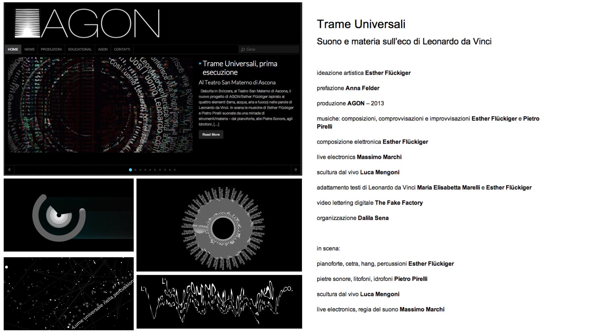 TRAME UNIVERSALI AGON THE FAKE FACTORY 05