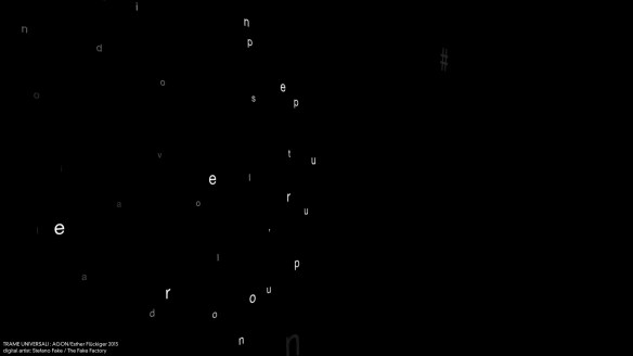 TRAME UNIVERSALI - DIGITAL LETTERING STEFANO FAKE - THE FAKE FACTORY_127