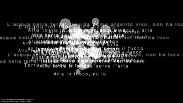 TRAME UNIVERSALI - DIGITAL LETTERING STEFANO FAKE - THE FAKE FACTORY_128