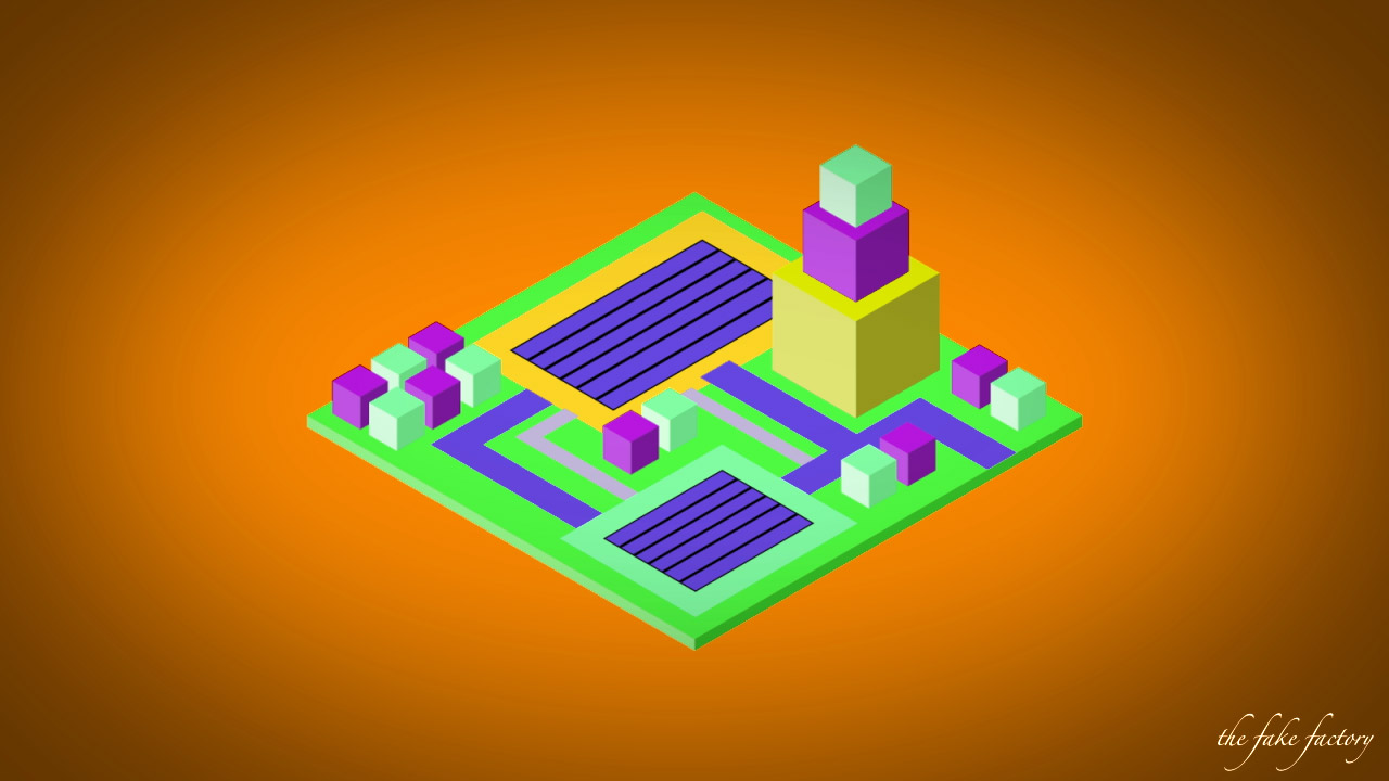 THE FAKE FACTORY MUTANT ARCHITECTURE digital print_06428