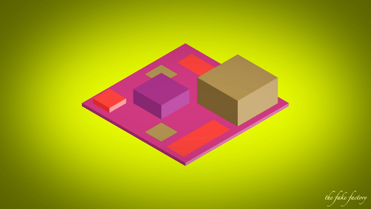 THE FAKE FACTORY MUTANT ARCHITECTURE digital print_10500