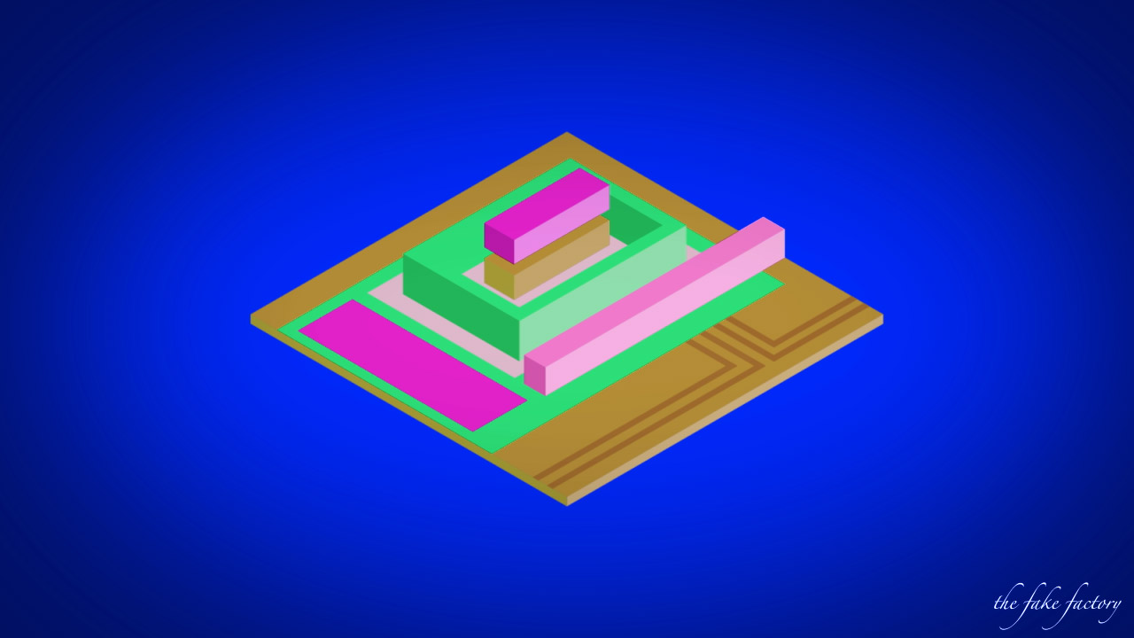 THE FAKE FACTORY MUTANT ARCHITECTURE digital print_10923