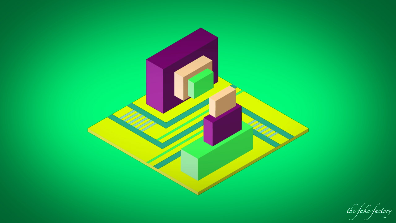 THE FAKE FACTORY MUTANT ARCHITECTURE digital print_13987