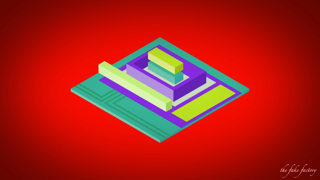 THE FAKE FACTORY MUTANT ARCHITECTURE digital print_14535