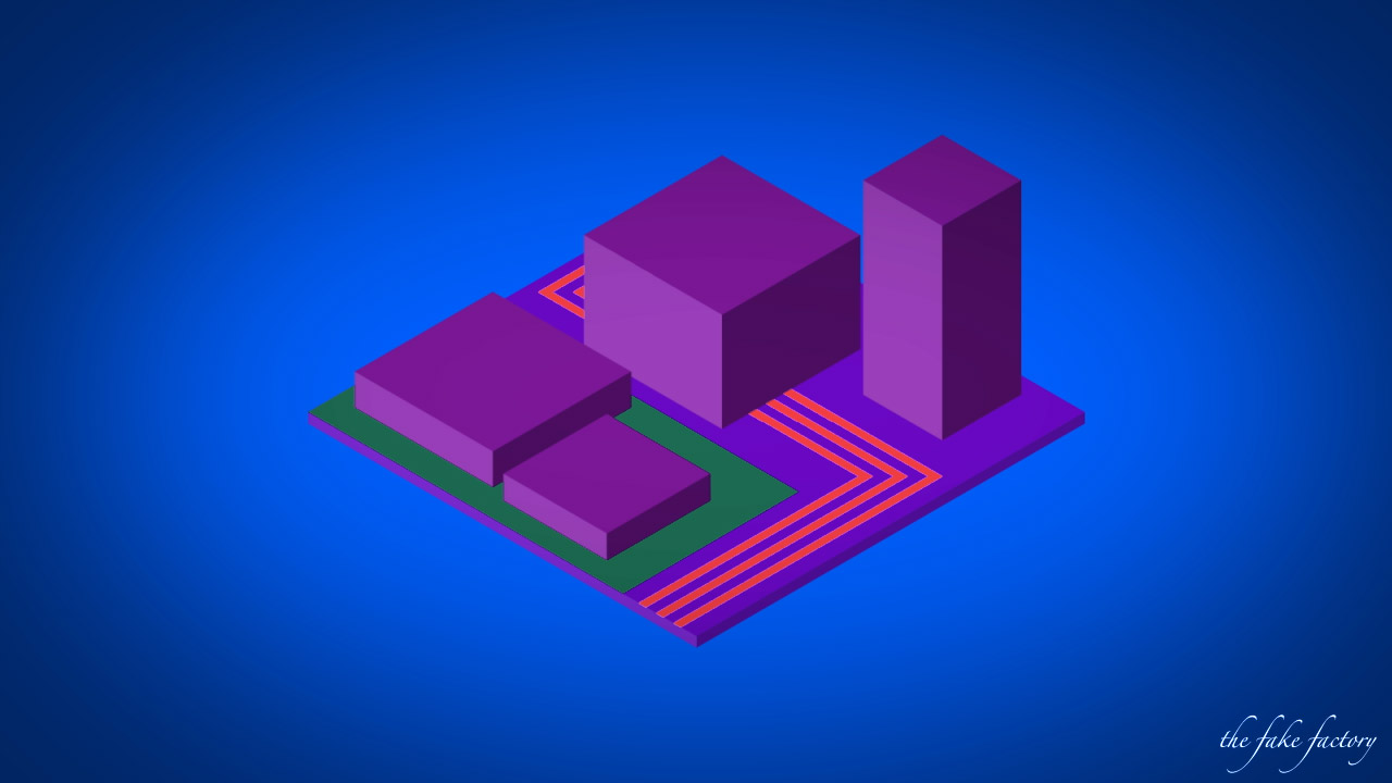 THE FAKE FACTORY MUTANT ARCHITECTURE digital print_32645