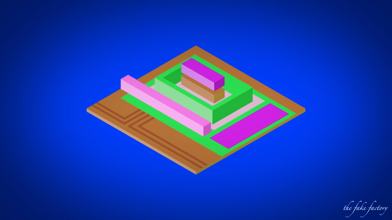 THE FAKE FACTORY MUTANT ARCHITECTURE digital print_37038