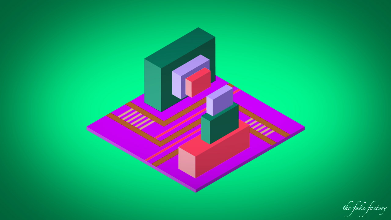 THE FAKE FACTORY MUTANT ARCHITECTURE digital print_38616