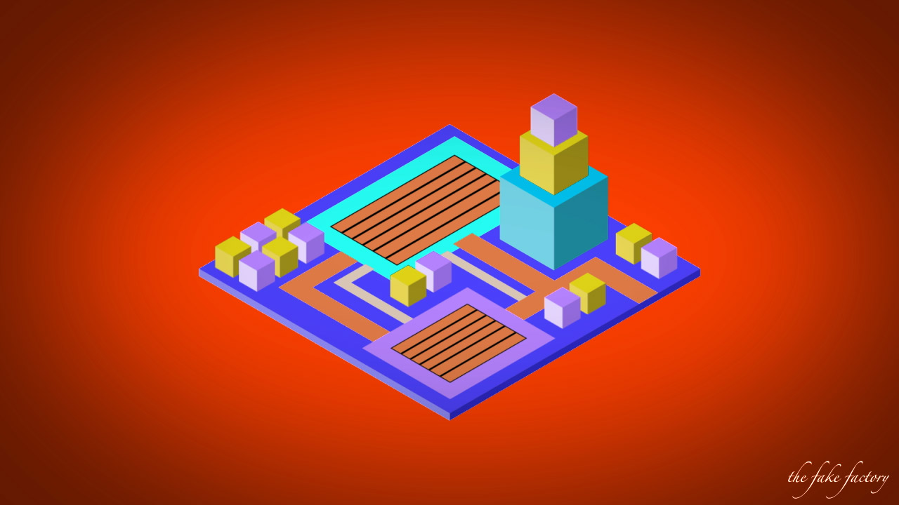 THE FAKE FACTORY MUTANT ARCHITECTURE digital print_60533