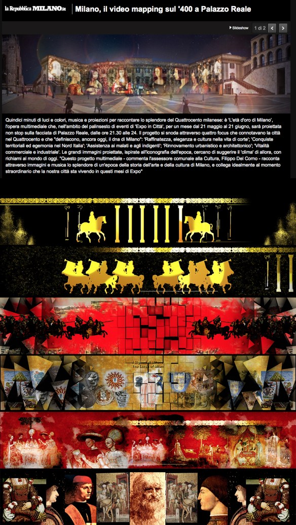 palazzo reale videomapping