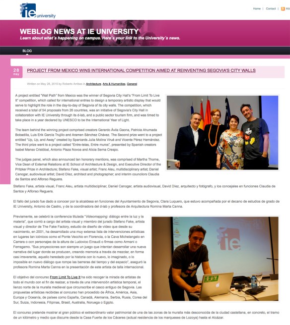 from Limit to live it segovia