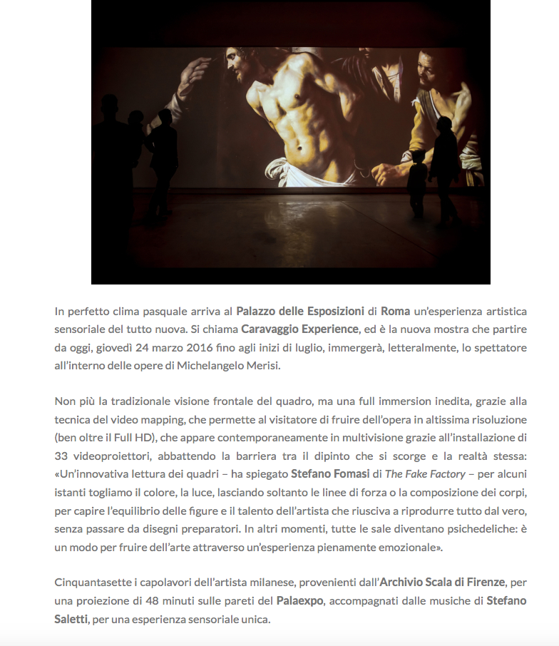 caravaggio experience 191