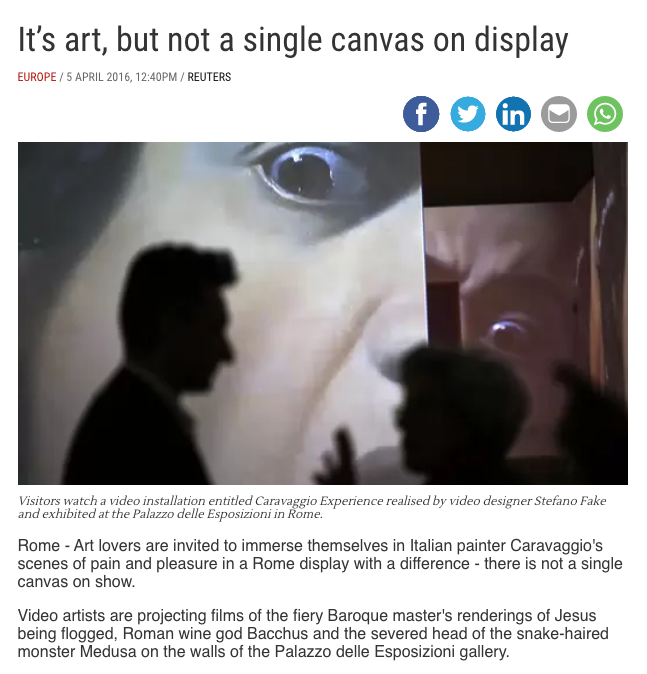 IT'S ART, BUT NOT A SINGLE CANVAS ON DISPLAY